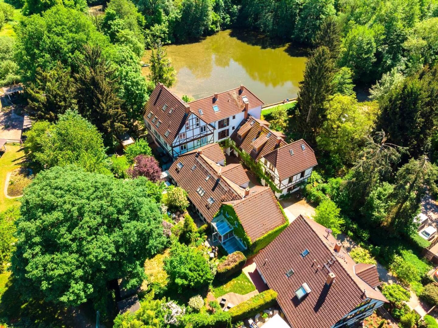 Einliegerwohnung In Einer Muehle Vor Den Toren Frankfurts, Ideal Fuer Messegaeste Oder Stop Over Dreieich Exterior foto